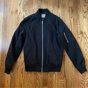 ASOS Black Bomber Jacket XS